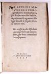 APULEIUS. Metamorphoseos, sive de asino aureo libri undecim.  1536